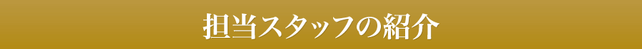 担当スタッフの紹介